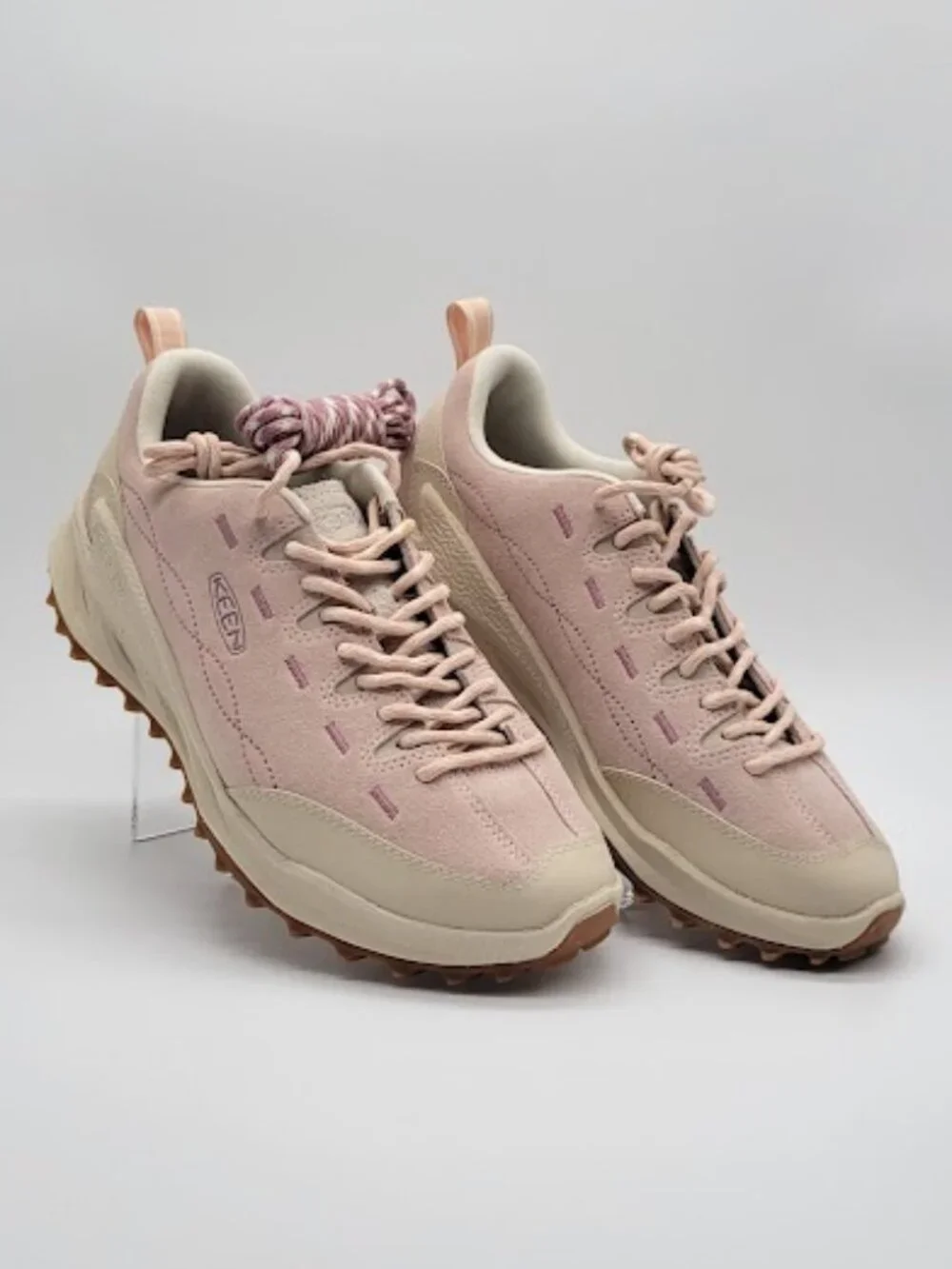 KEEN Jasper Zionic Women’s Rose/Lilas Suede Hiking Sneakers Shoes Size 9.5 NWOB